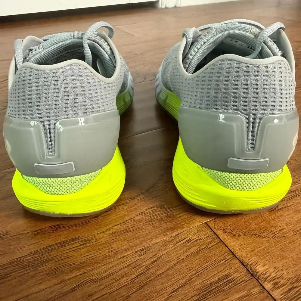 Under Armour HOVR Sonic Bluetooth running Shoe Womens Size 9.5 Grey Neon 3021588
